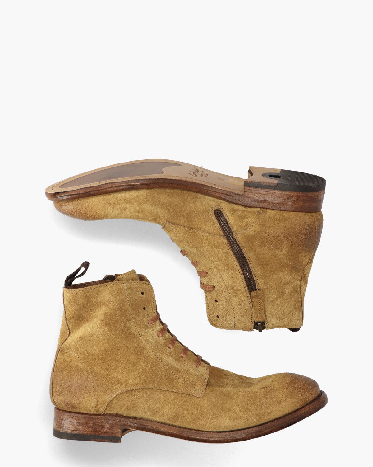 19002 Bruin Heren Veterboots