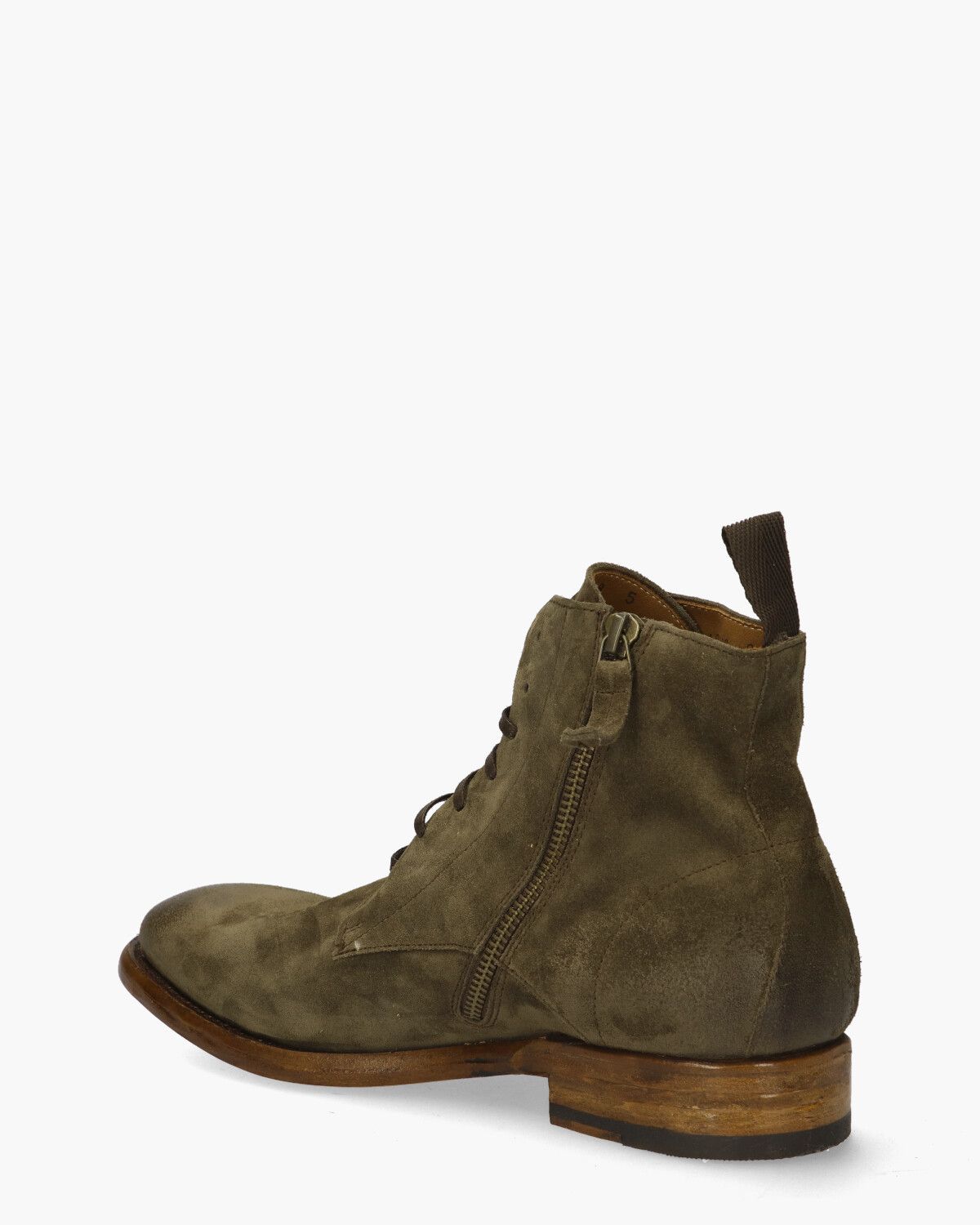 19002 Groen Heren Veterboots