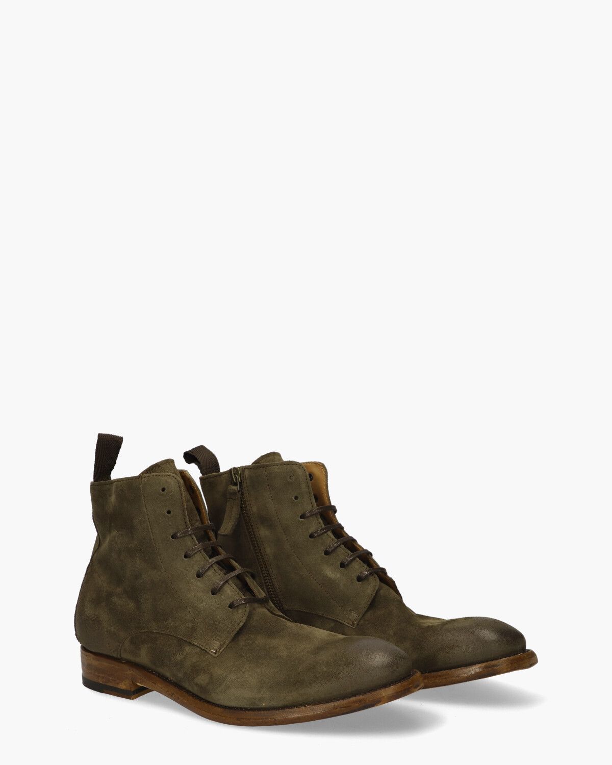 19002 Groen Heren Veterboots