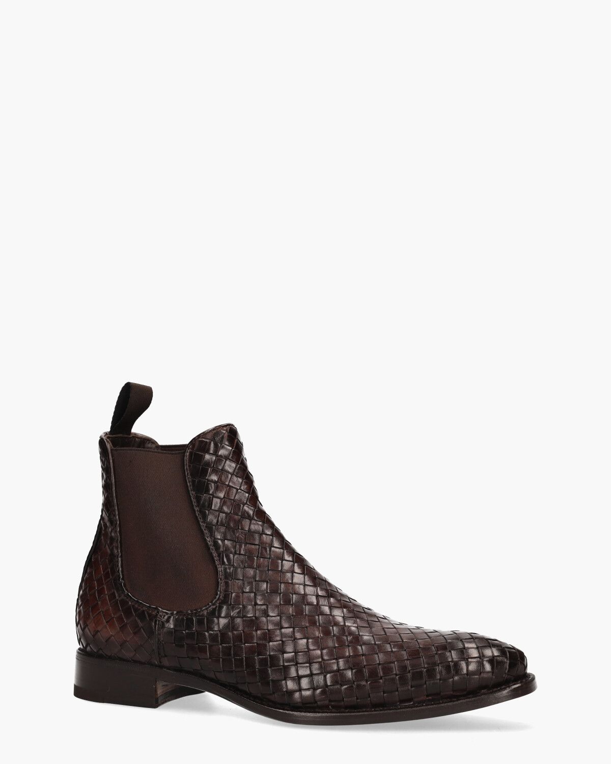 0077 Donkerbruin Heren Chelseaboots