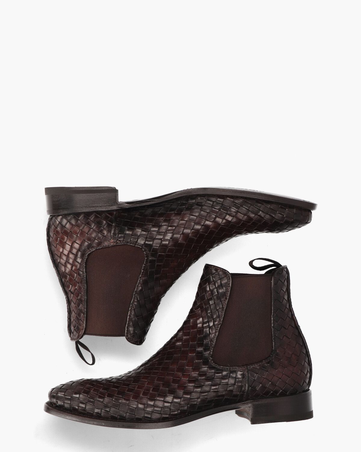 0077 Donkerbruin Heren Chelseaboots
