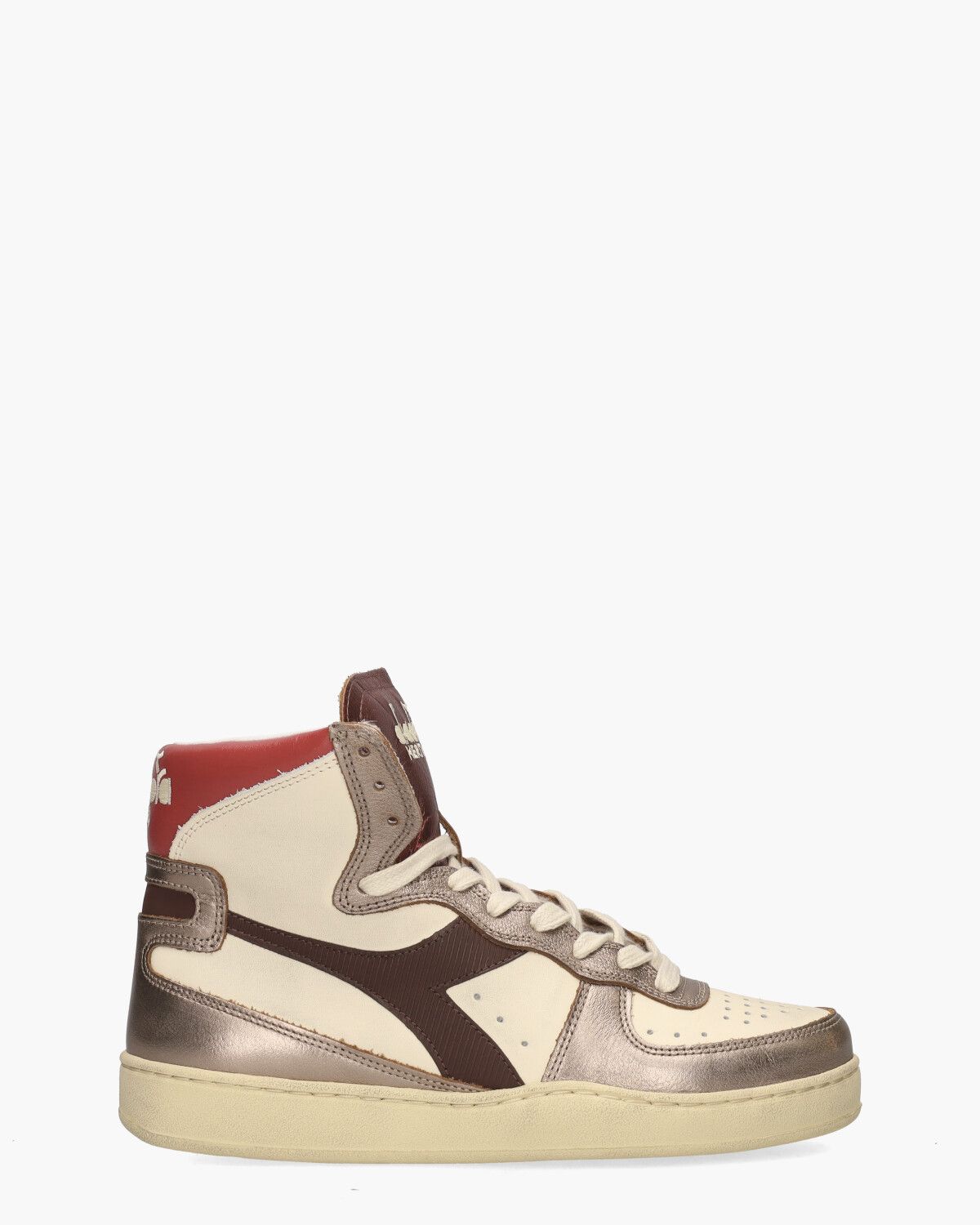 Mi Basket Metal Mixed Used Crème/Multicolour Damessneakers