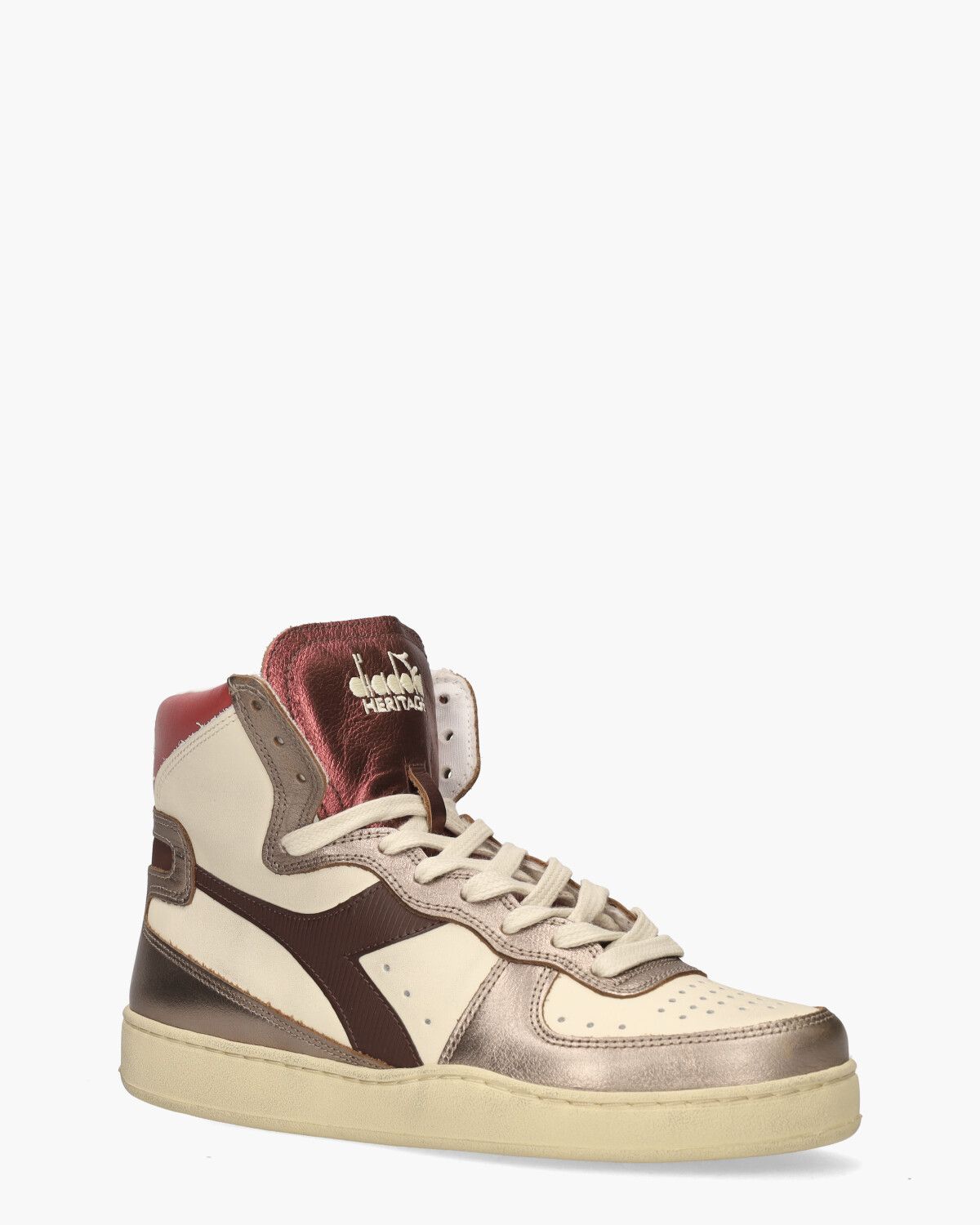 Mi Basket Metal Mixed Used Crème/Multicolour Damessneakers
