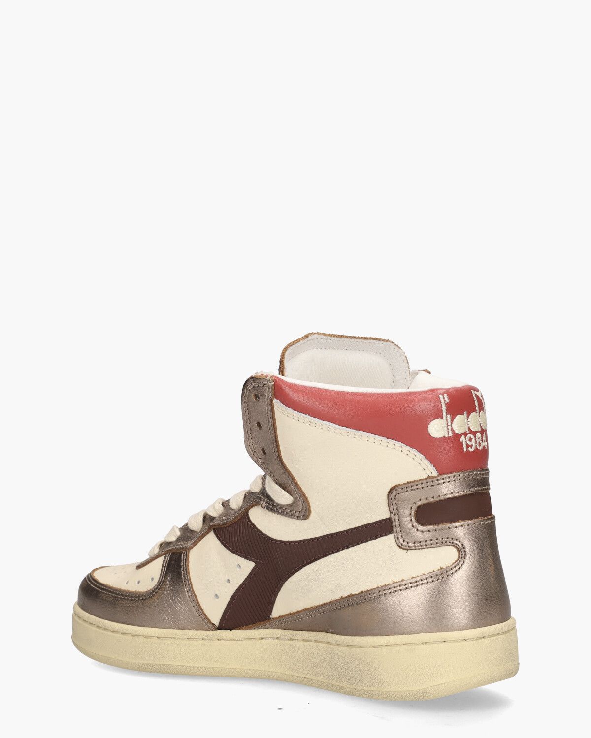 Mi Basket Metal Mixed Used Crème/Multicolour Damessneakers