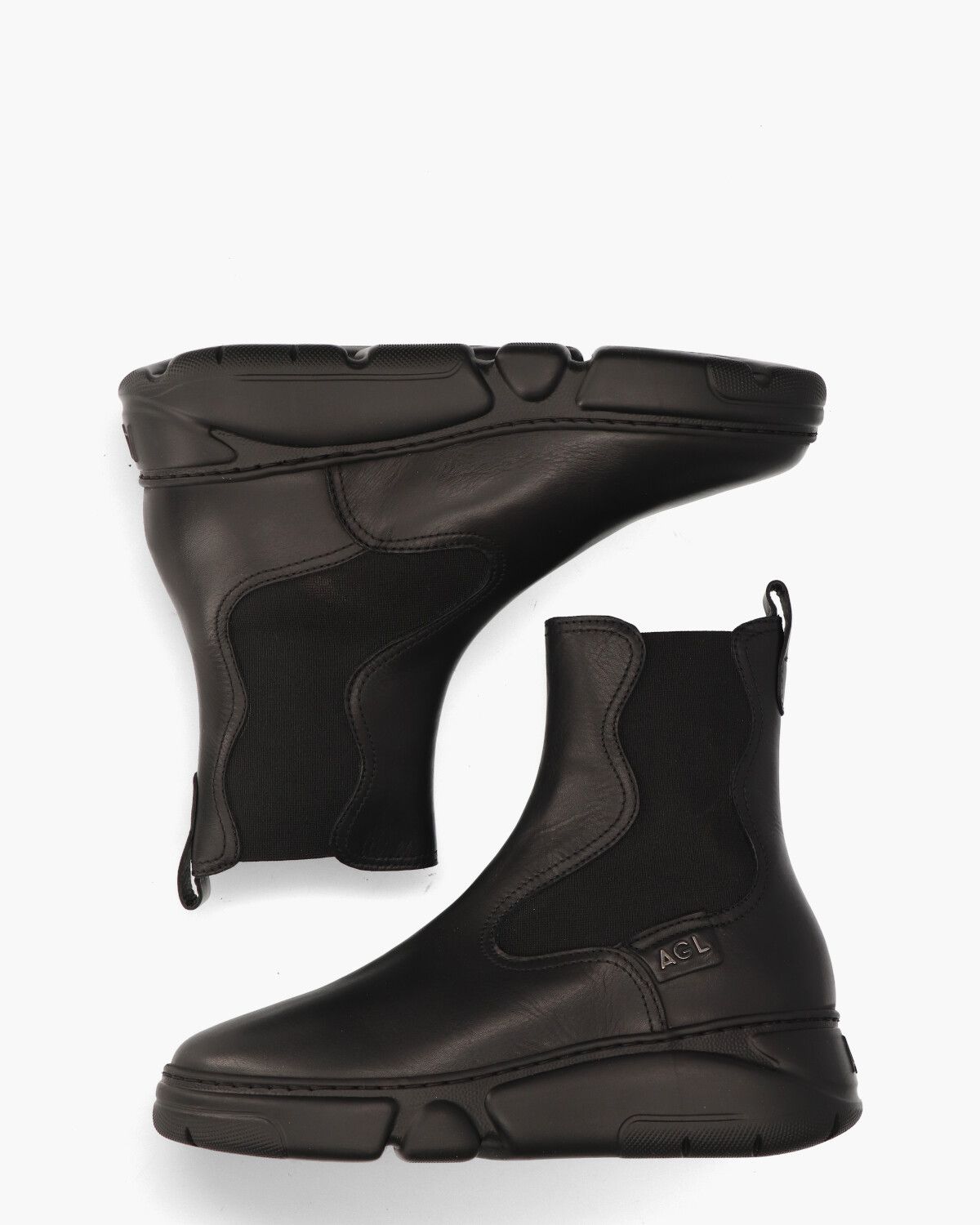 Patty D938510 Zwart Dames Enkelboots