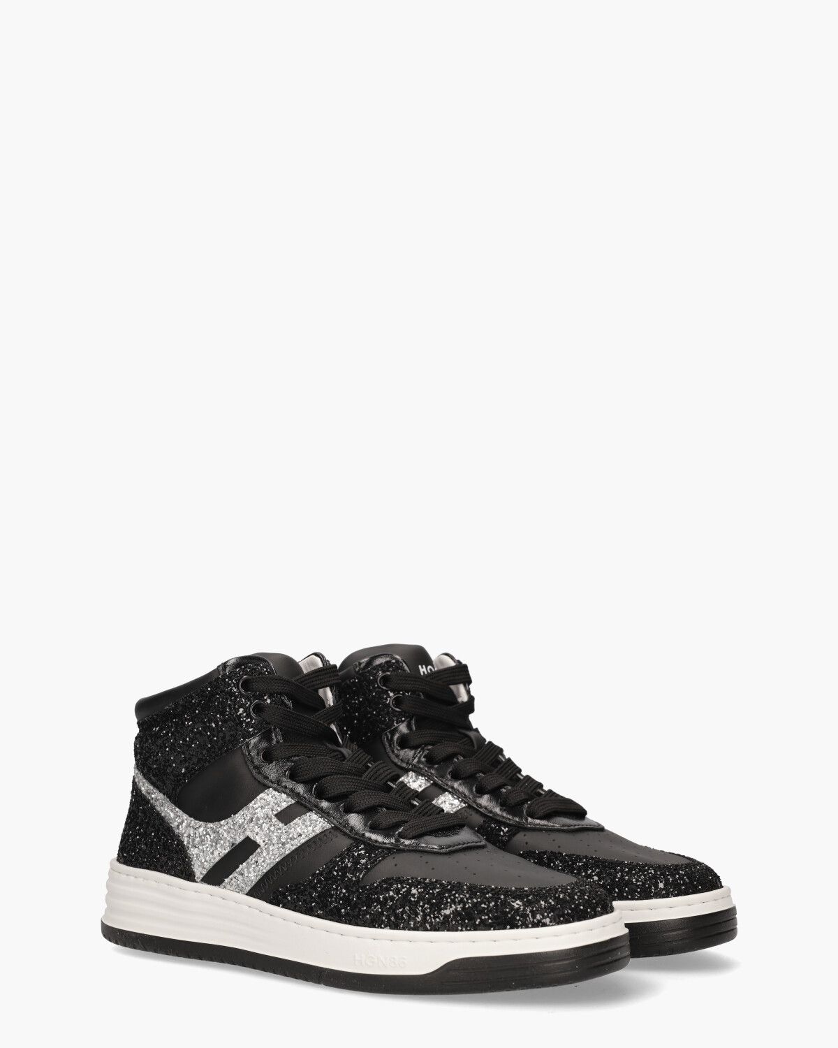 H630 High Top Zwart Damessneakers