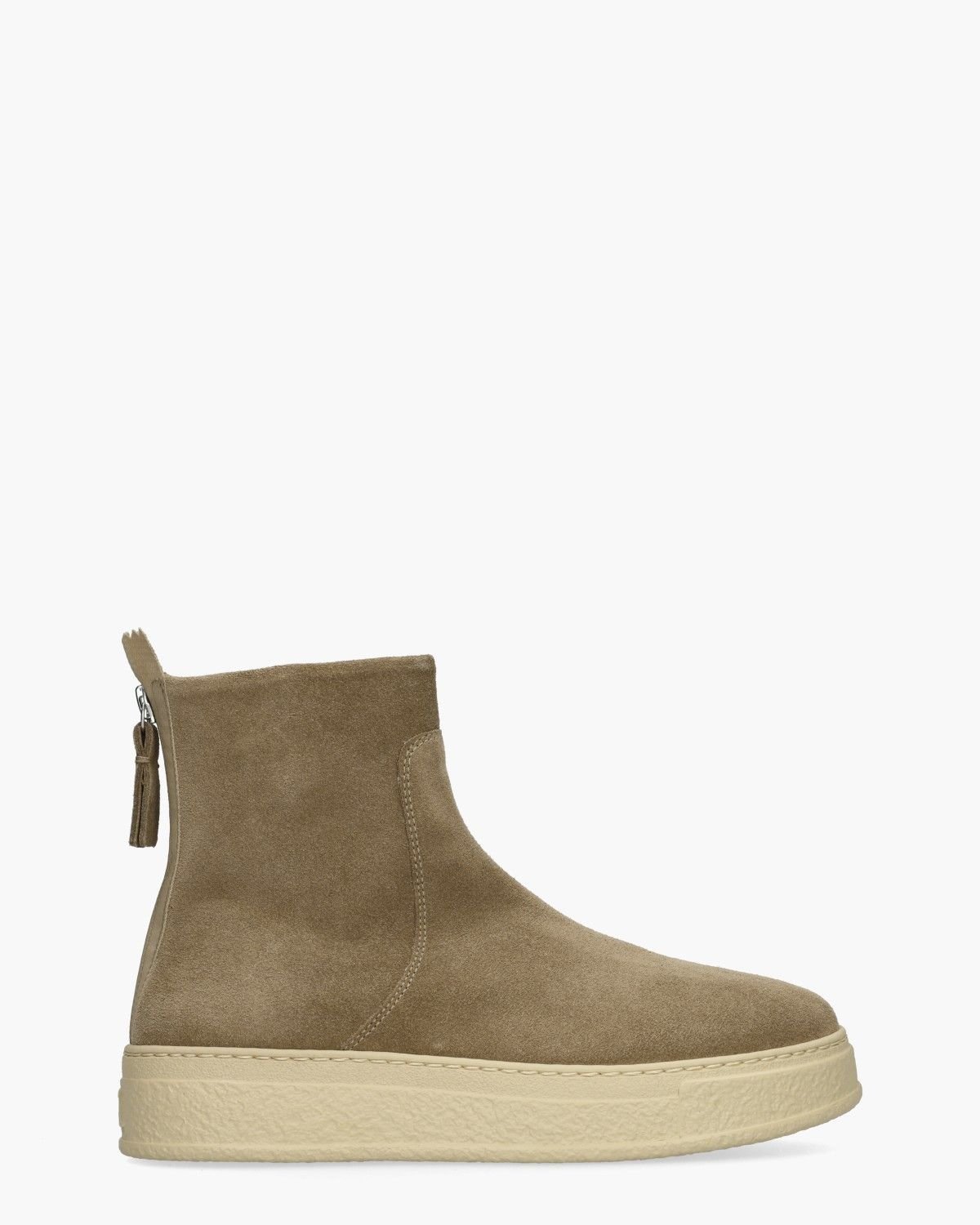 Giuly Taupe Dames Enkellaarsjes