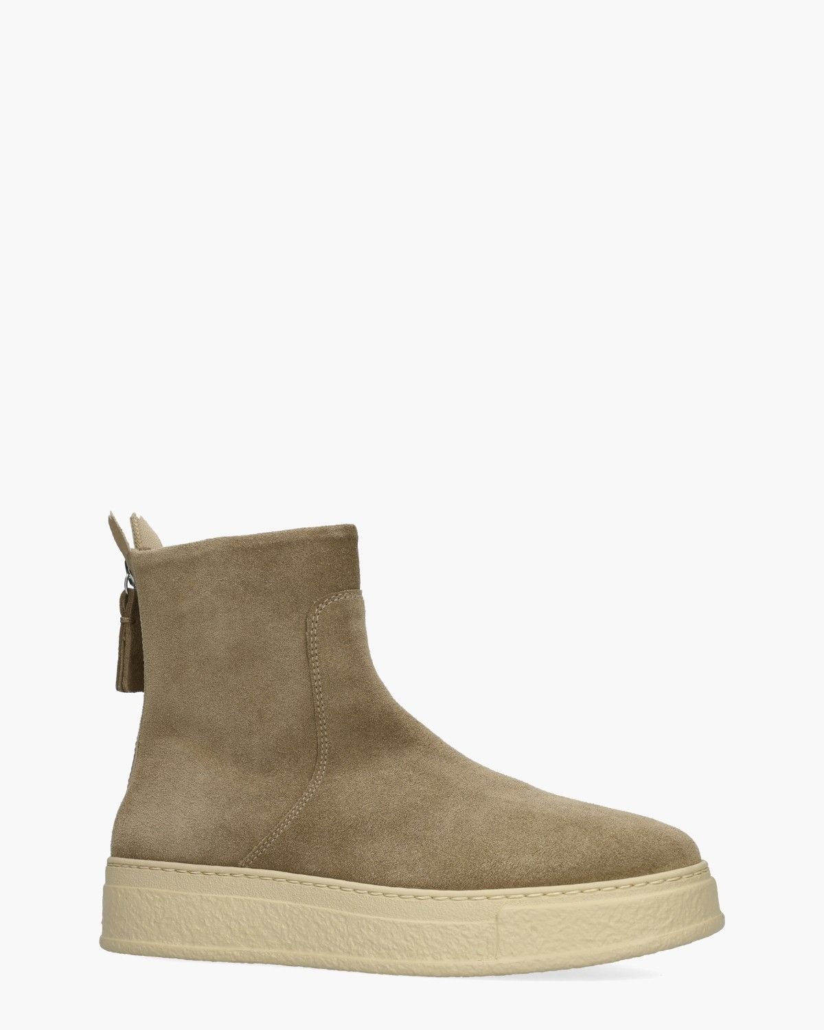 Giuly Taupe Dames Enkellaarsjes