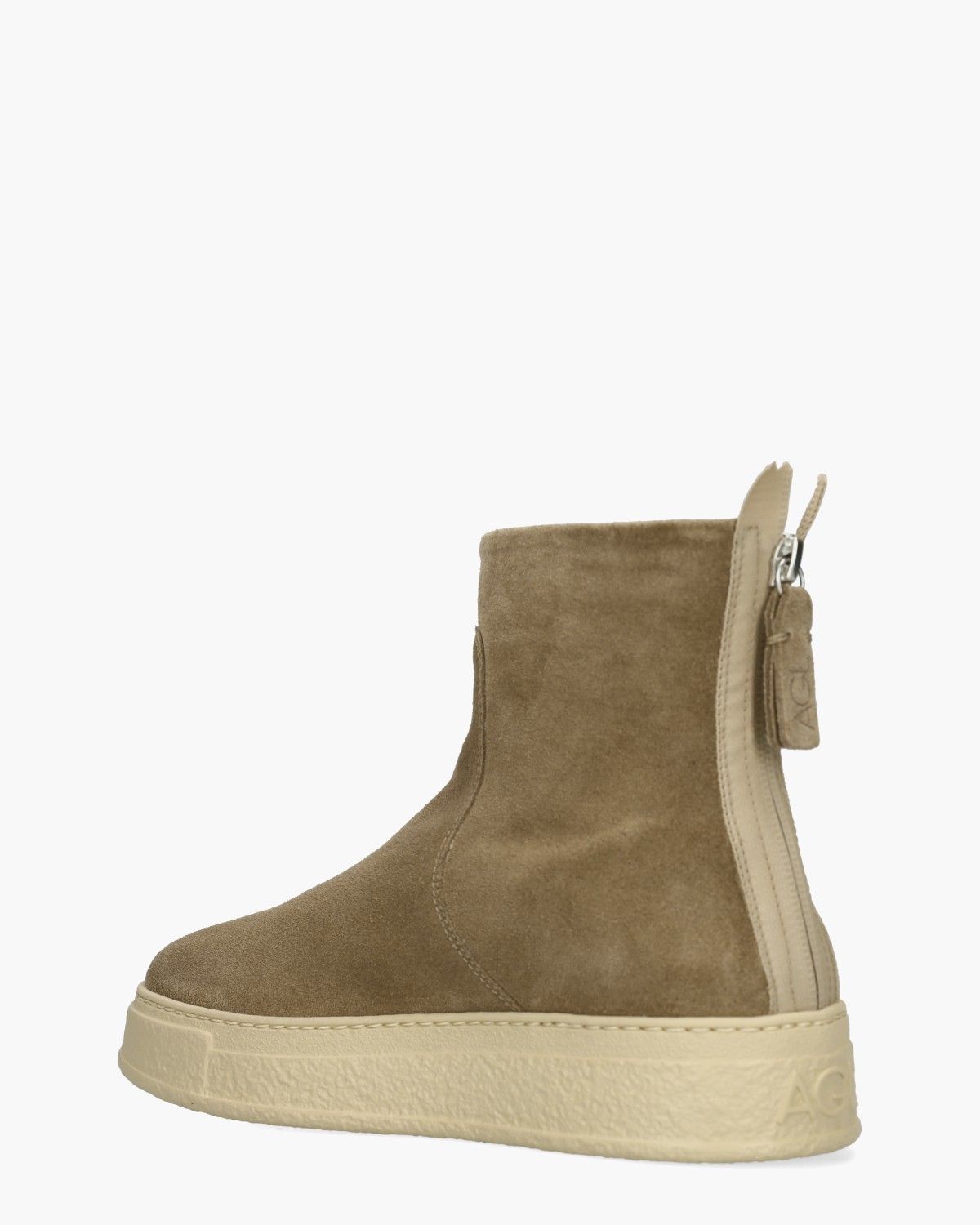 Giuly Taupe Dames Enkellaarsjes