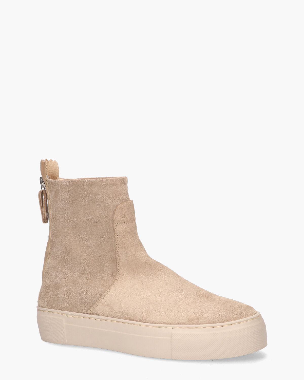 Meghan Beige Dames Enkelboots