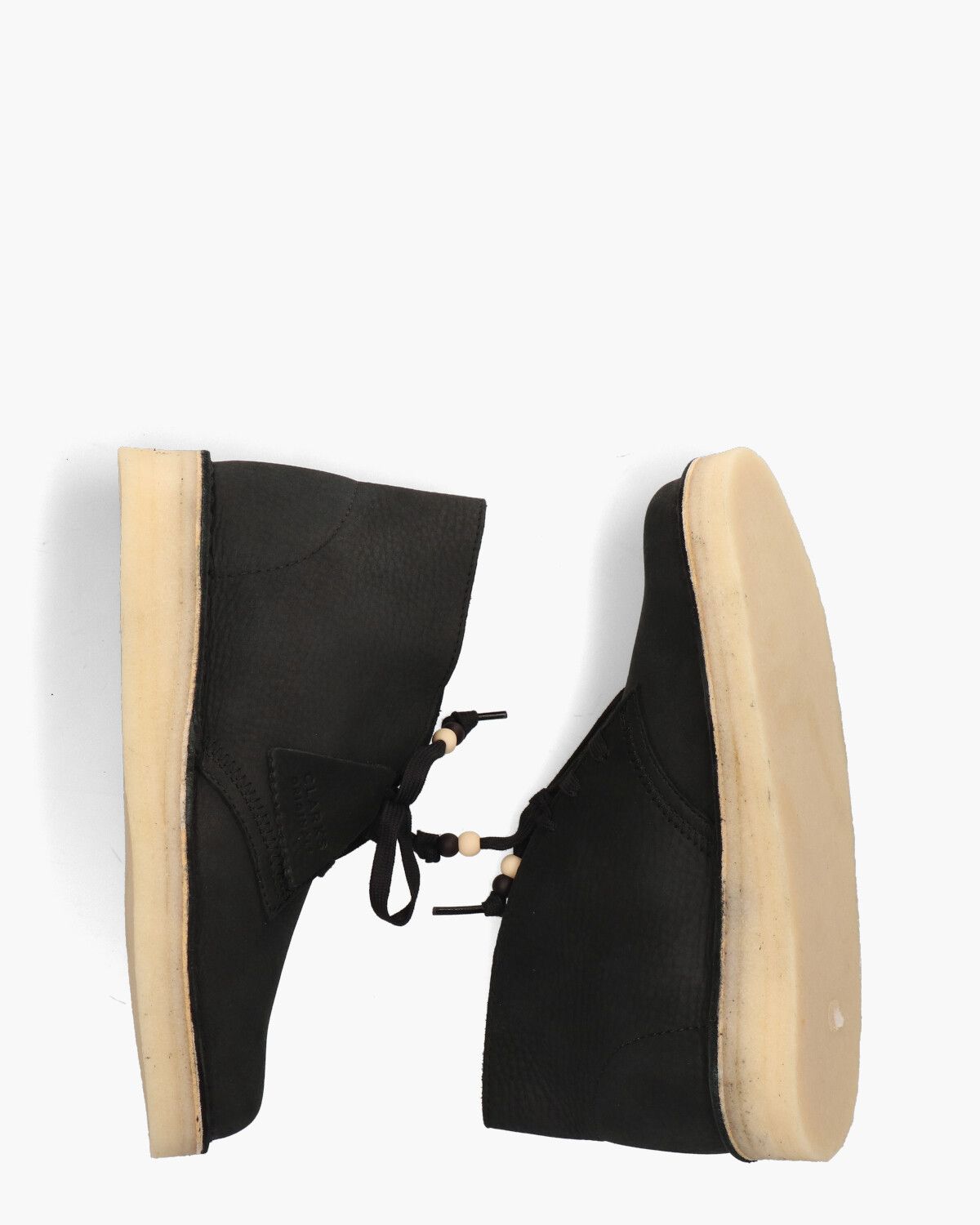 Desert Coal Zwart Dames Veterboots