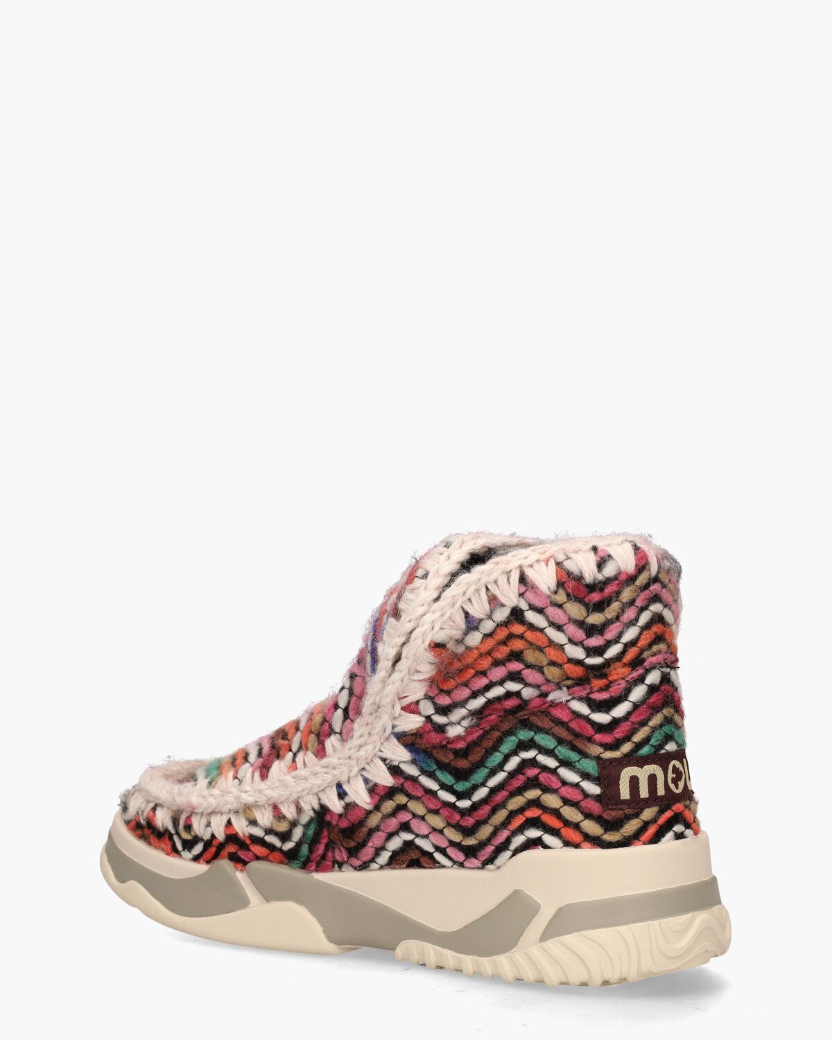 Eskimo Trainer Wool Mix Multicolor Dames Enkelboots