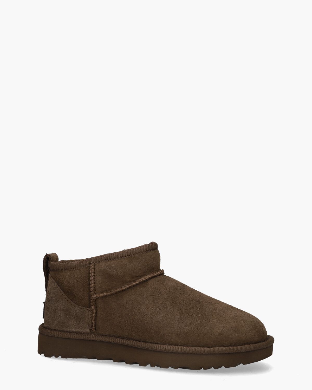 Classic Ultra Mini Donkerbruin Dames Enkelboots