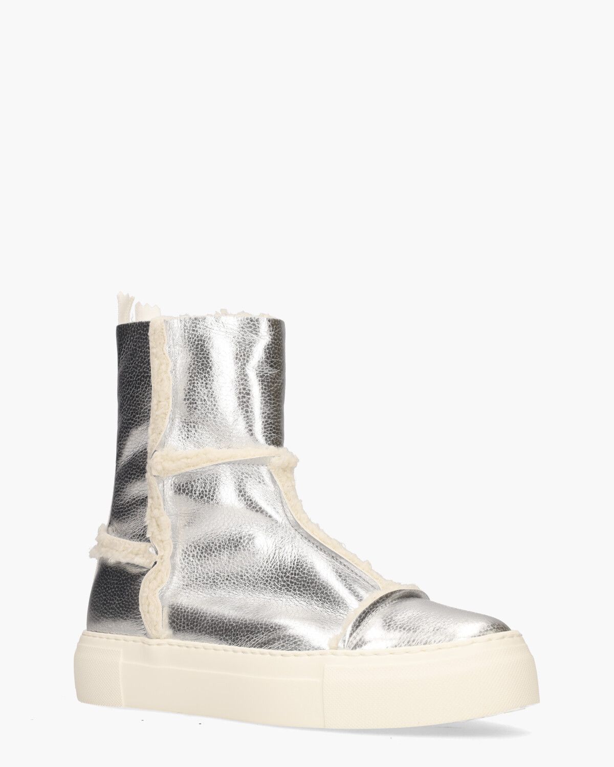 Rosy Zilver Dames Enkelboots
