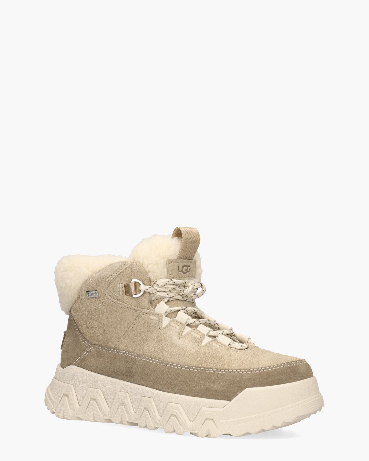 TerreTrail Cozy Lace Boot Sand Dames Veterboots