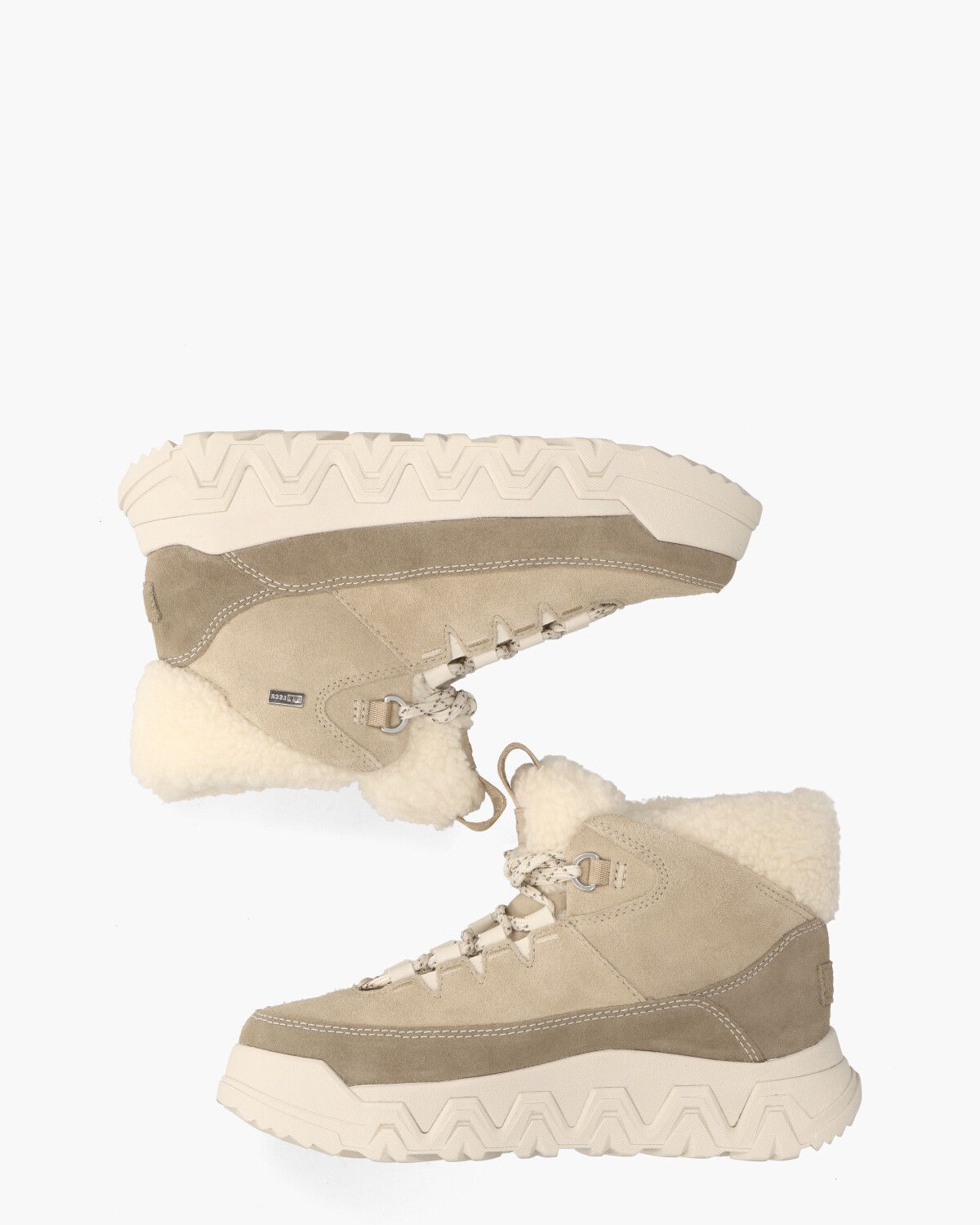 TerreTrail Cozy Lace Boot Sand Dames Veterboots