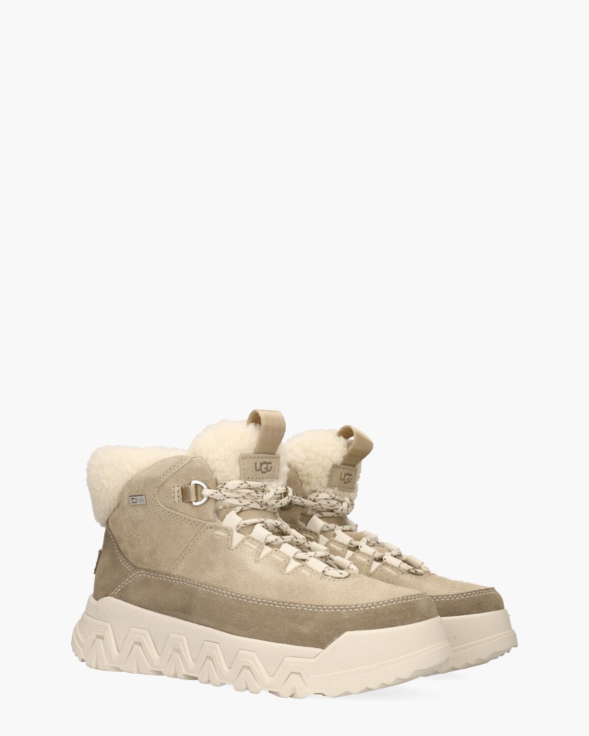 TerreTrail Cozy Lace Boot Sand Dames Veterboots