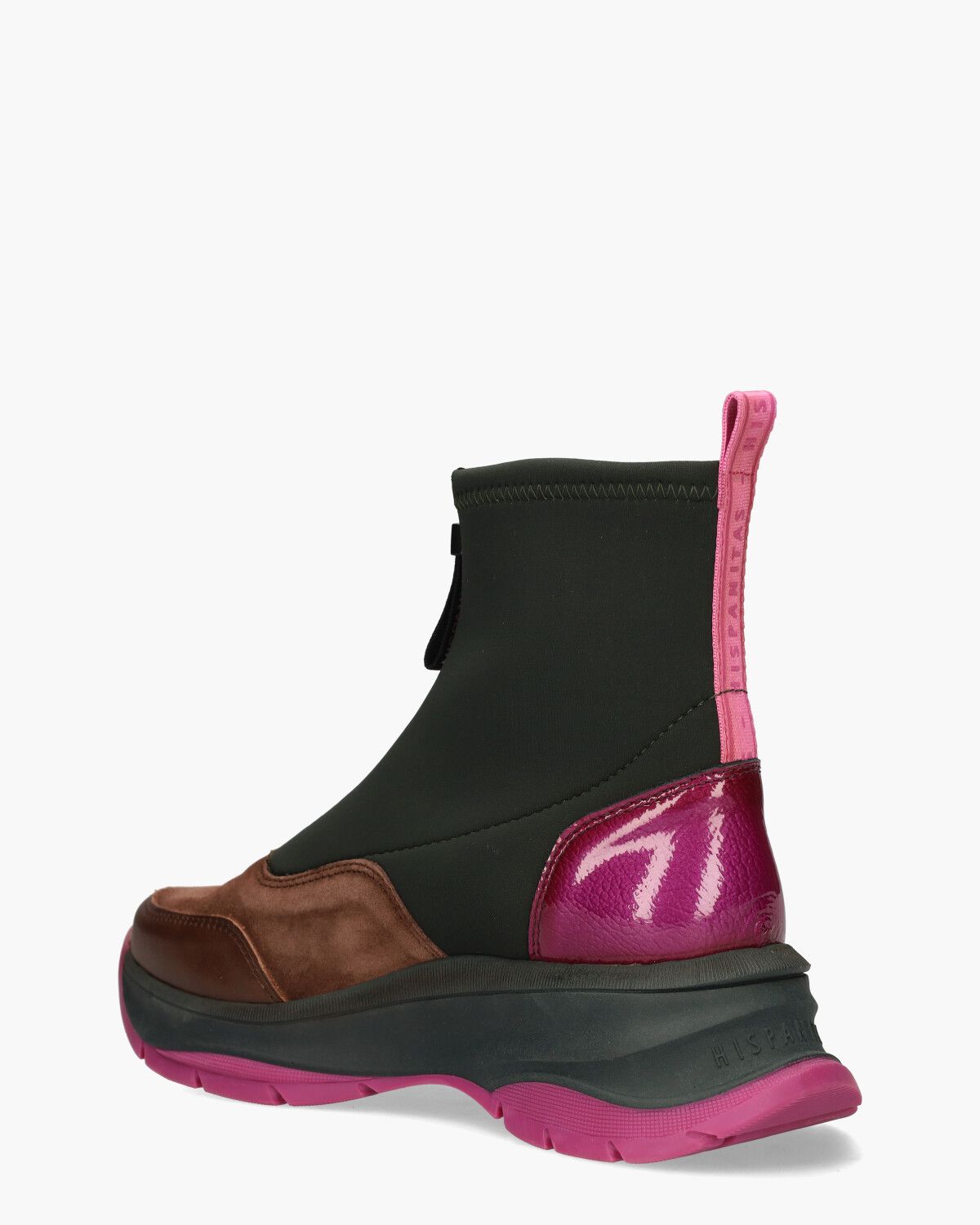 HI233099 Zwart/Multicolor Dames Enkelboots