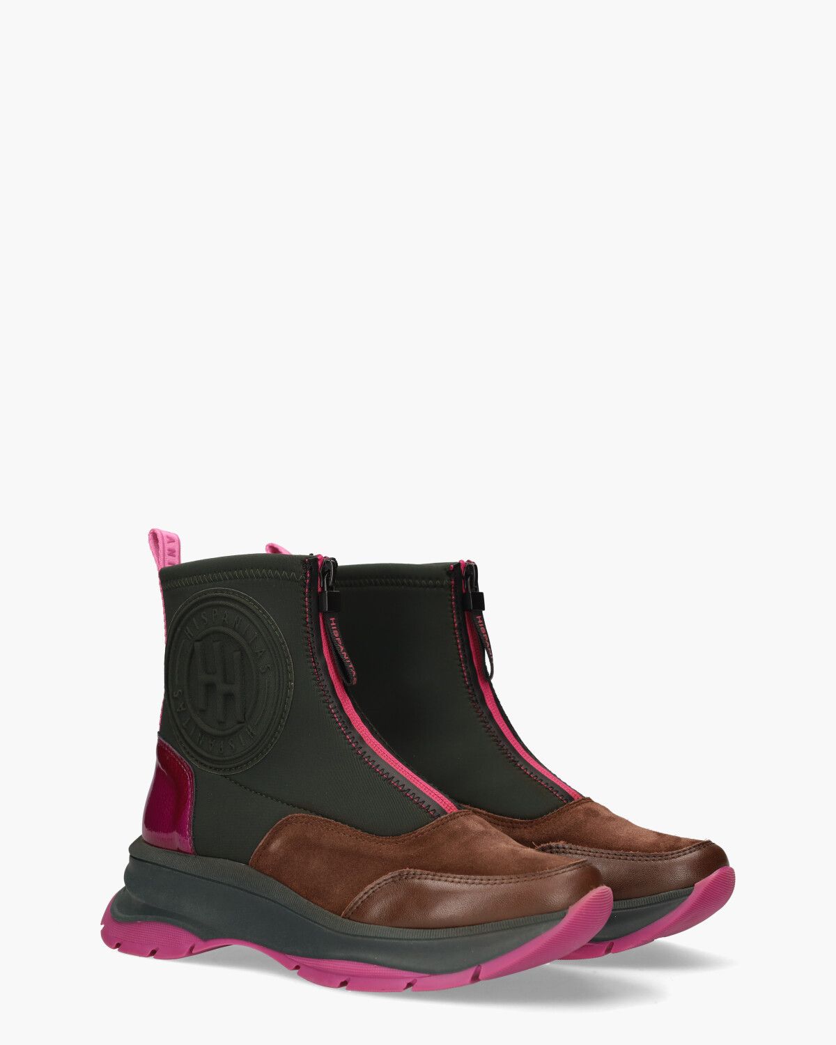 HI233099 Zwart/Multicolor Dames Enkelboots