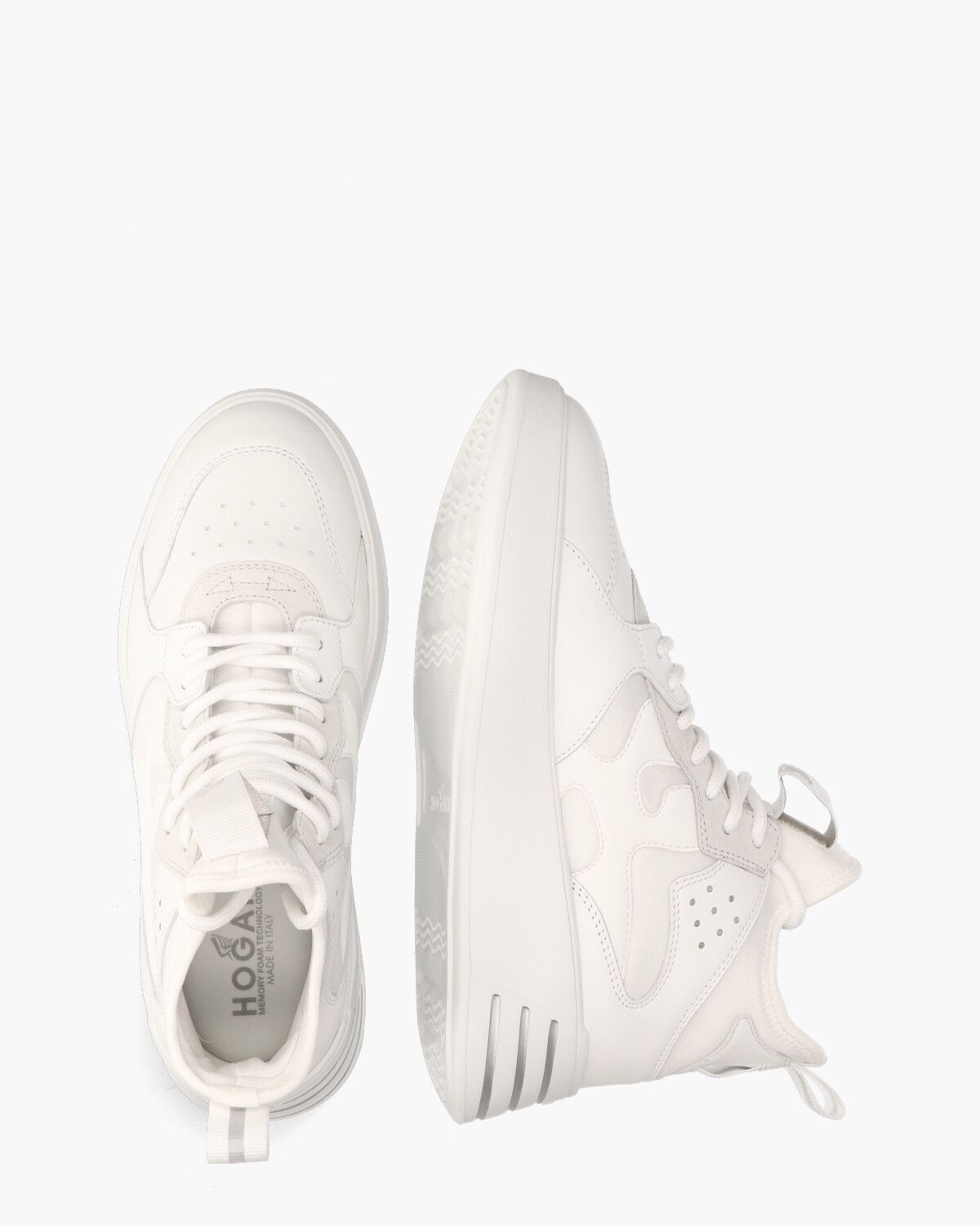 Rebel High-Top Wit Damessneakers