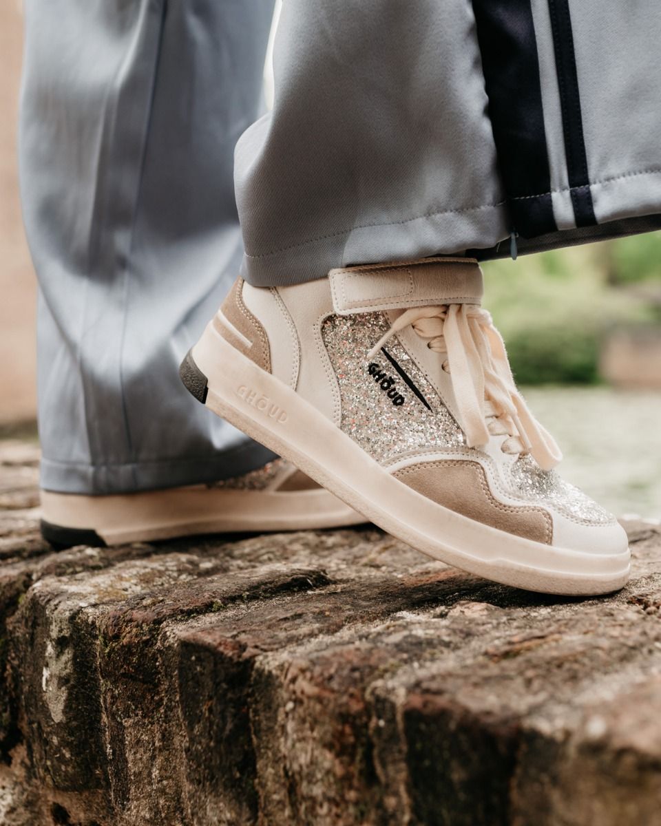 Tweener High Off-White/Multicolor Damessneakers