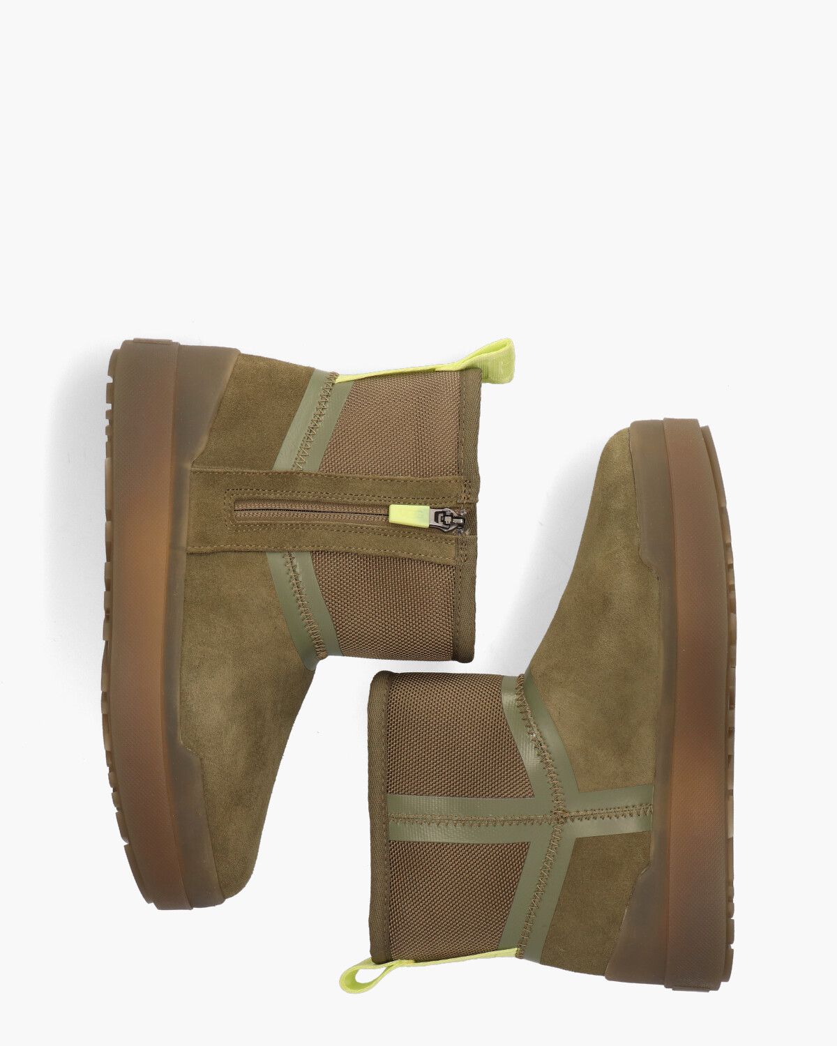 Classic Tech Mini Groen Dames Enkelboots