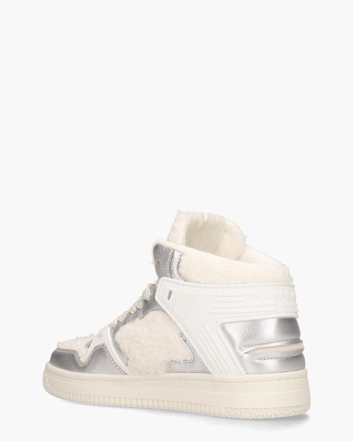 La Grande Off-White/Zilver Damessneakers