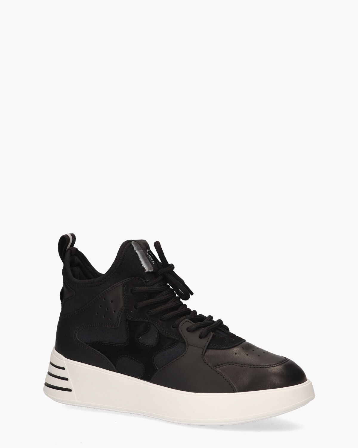 Rebel High-Top Zwart Damessneakers
