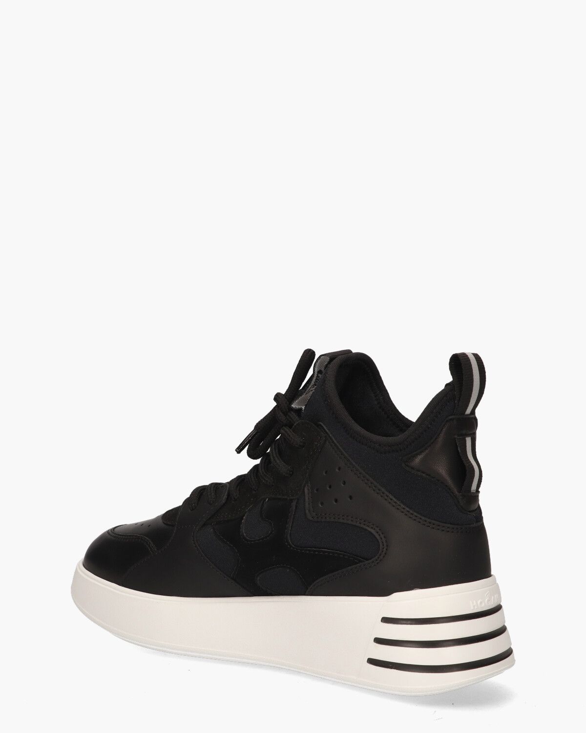 Rebel High-Top Zwart Damessneakers