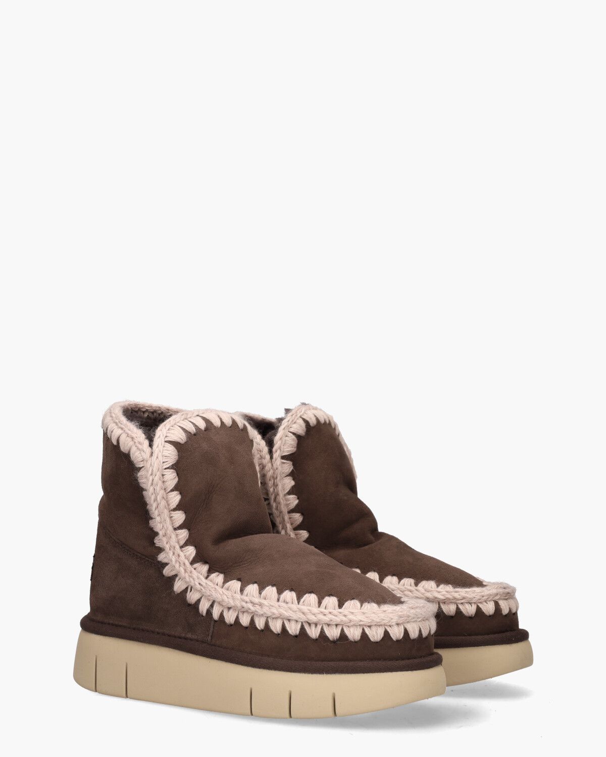 Eskimo 18 Bounce Donkerbruin Dames Enkelboots