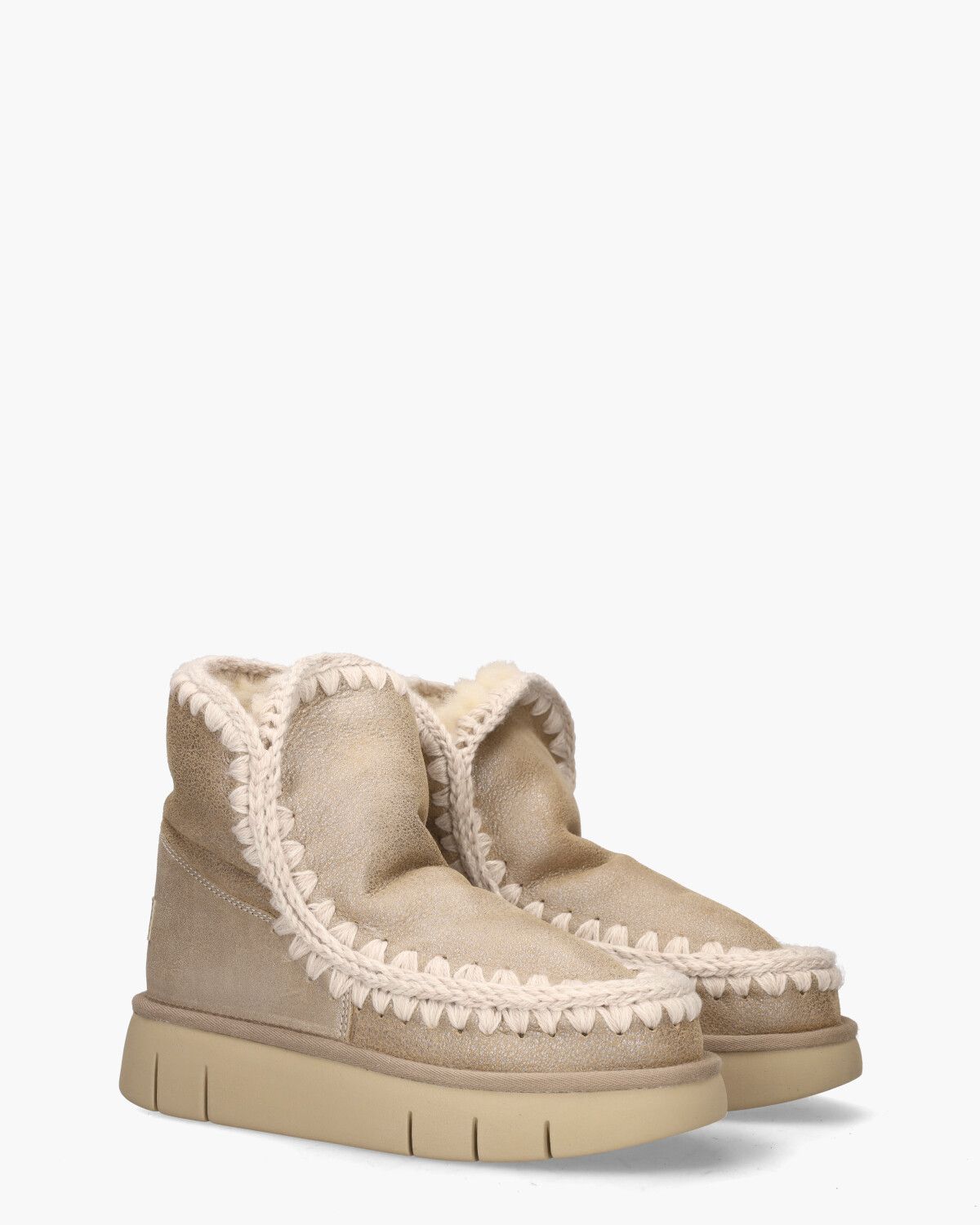 Eskimo 18 Bounce Beige Dames Enkelboots