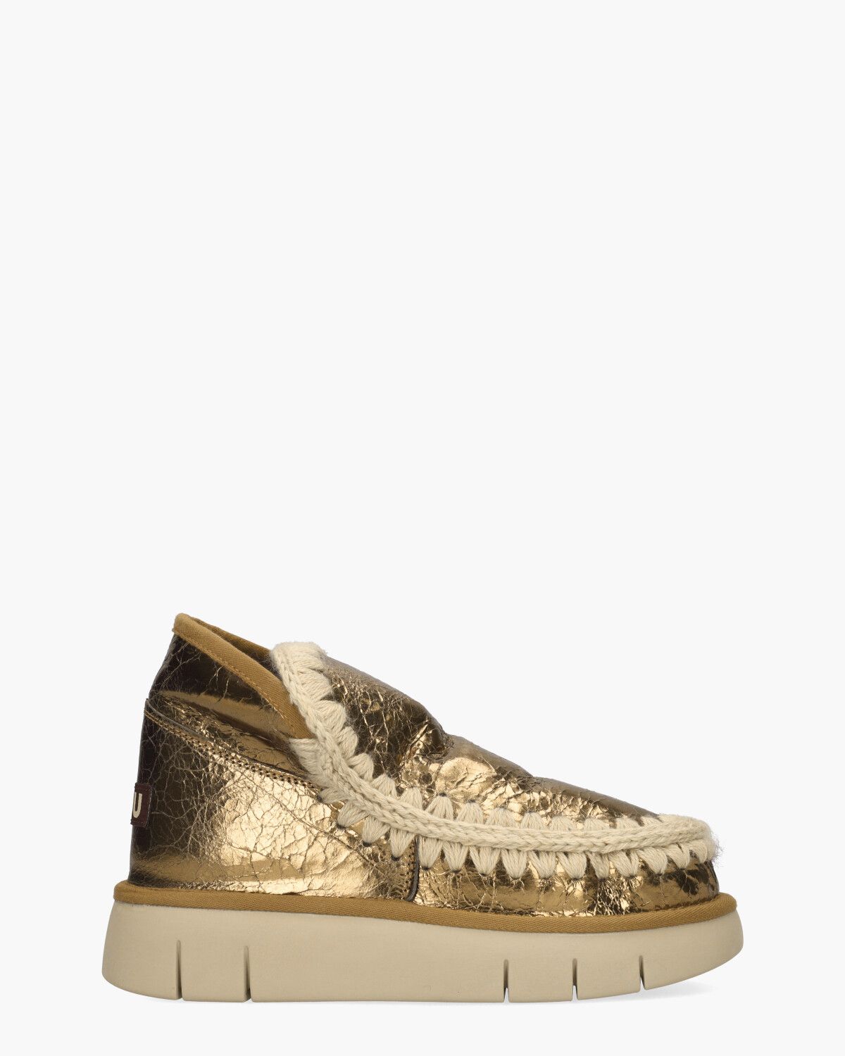 Eskimo Bounce Goud Dames Enkelboots