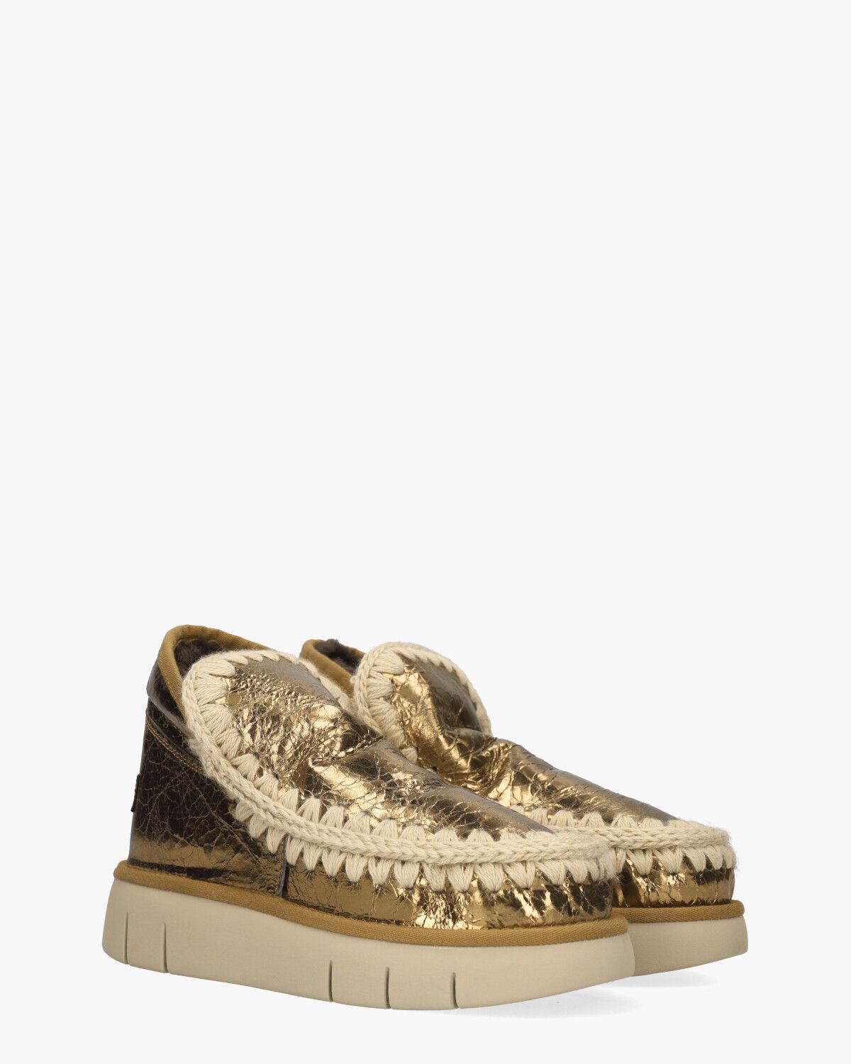 Eskimo Bounce Goud Dames Enkelboots