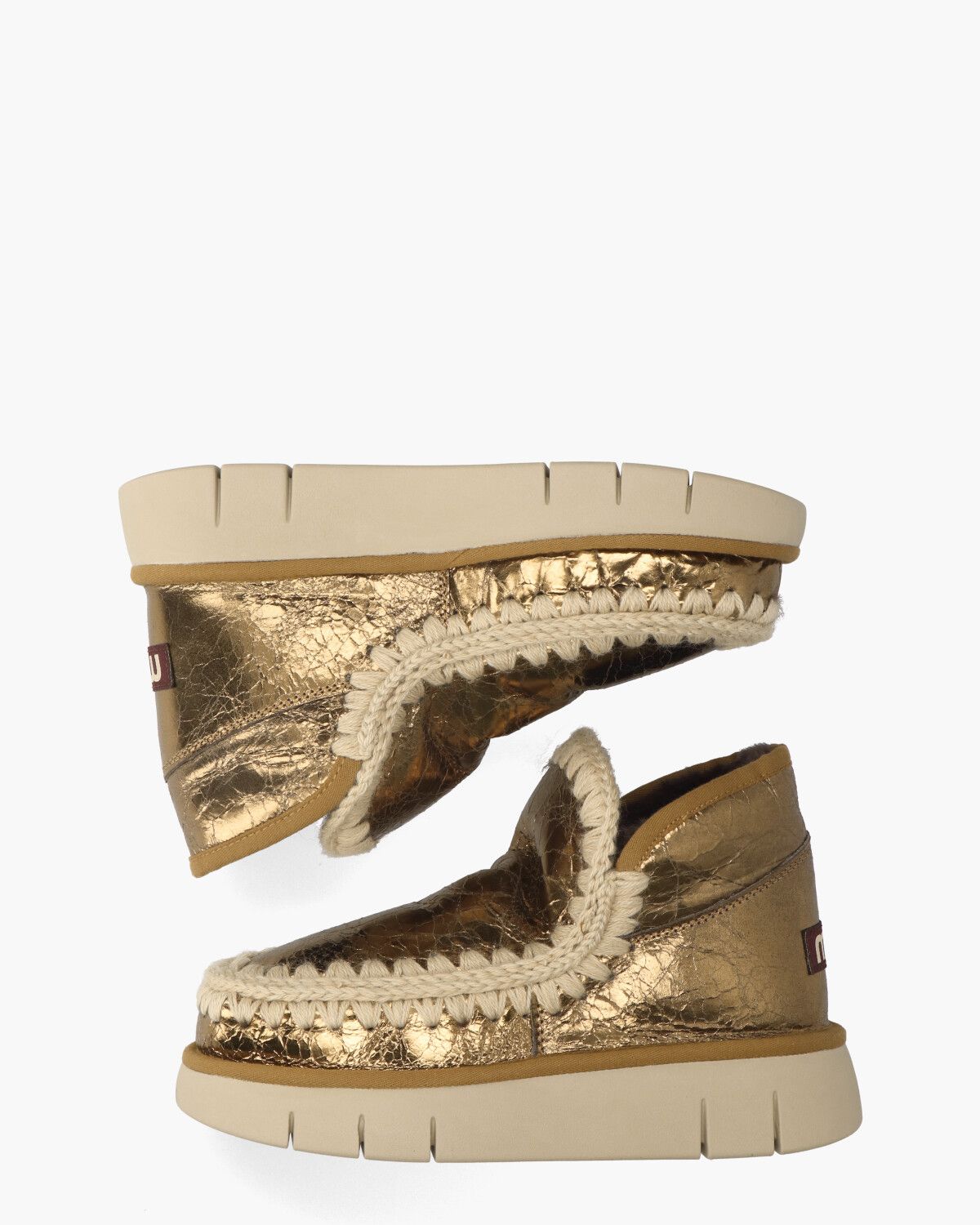 Eskimo Bounce Goud Dames Enkelboots