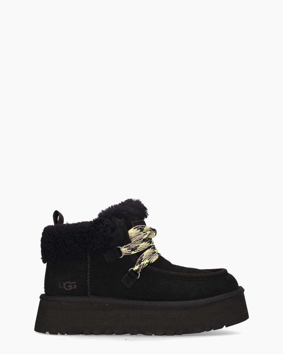 Funkarra Cabin Cuff Boot Black Dames Veterboots