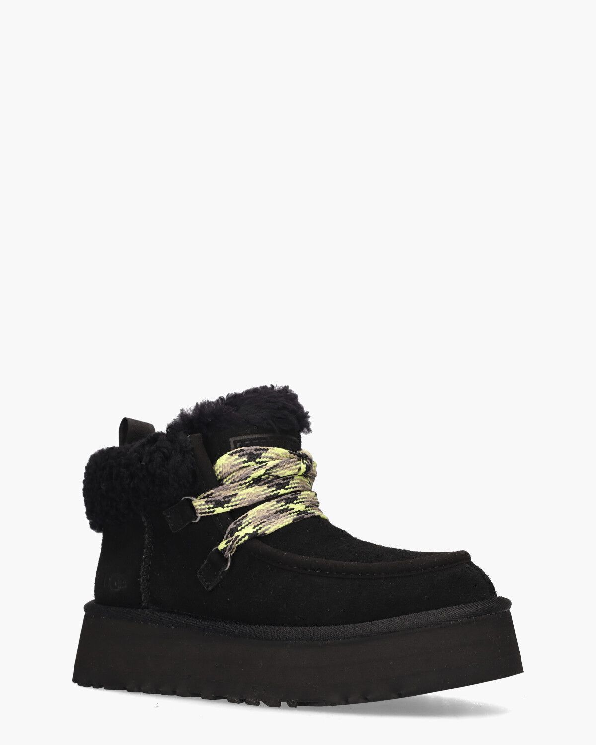 Funkarra Cabin Cuff Boot Black Dames Veterboots