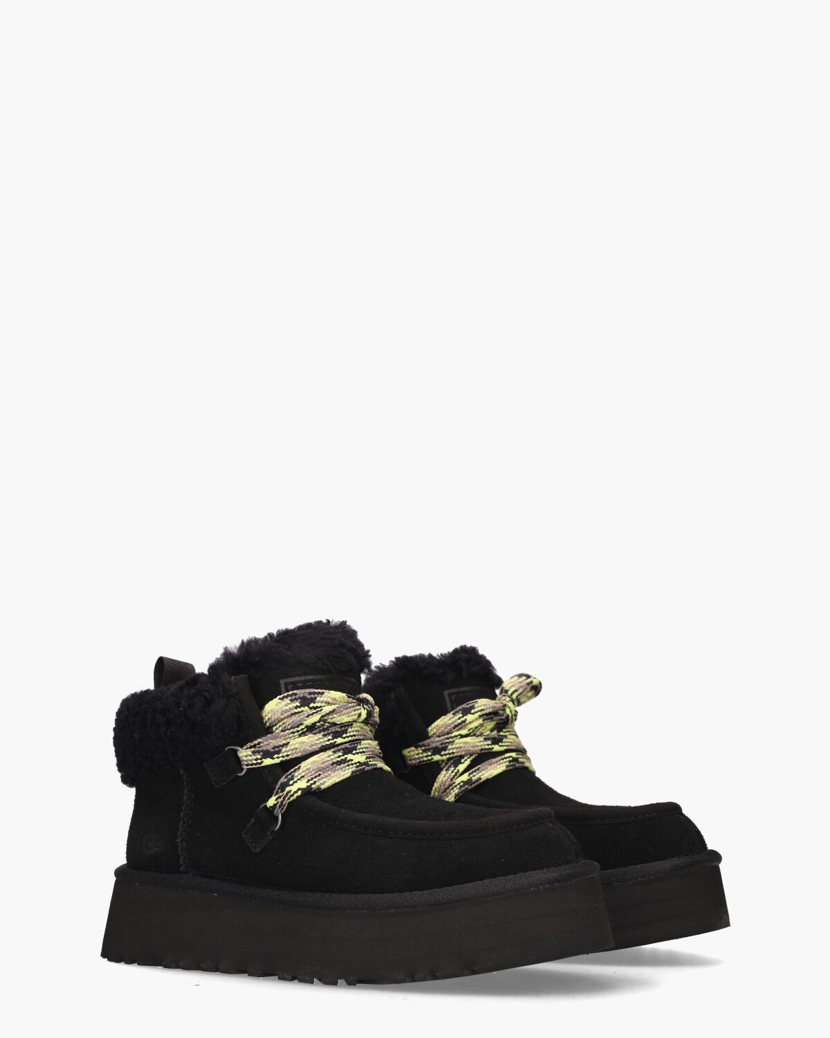Funkarra Cabin Cuff Boot Black Dames Veterboots