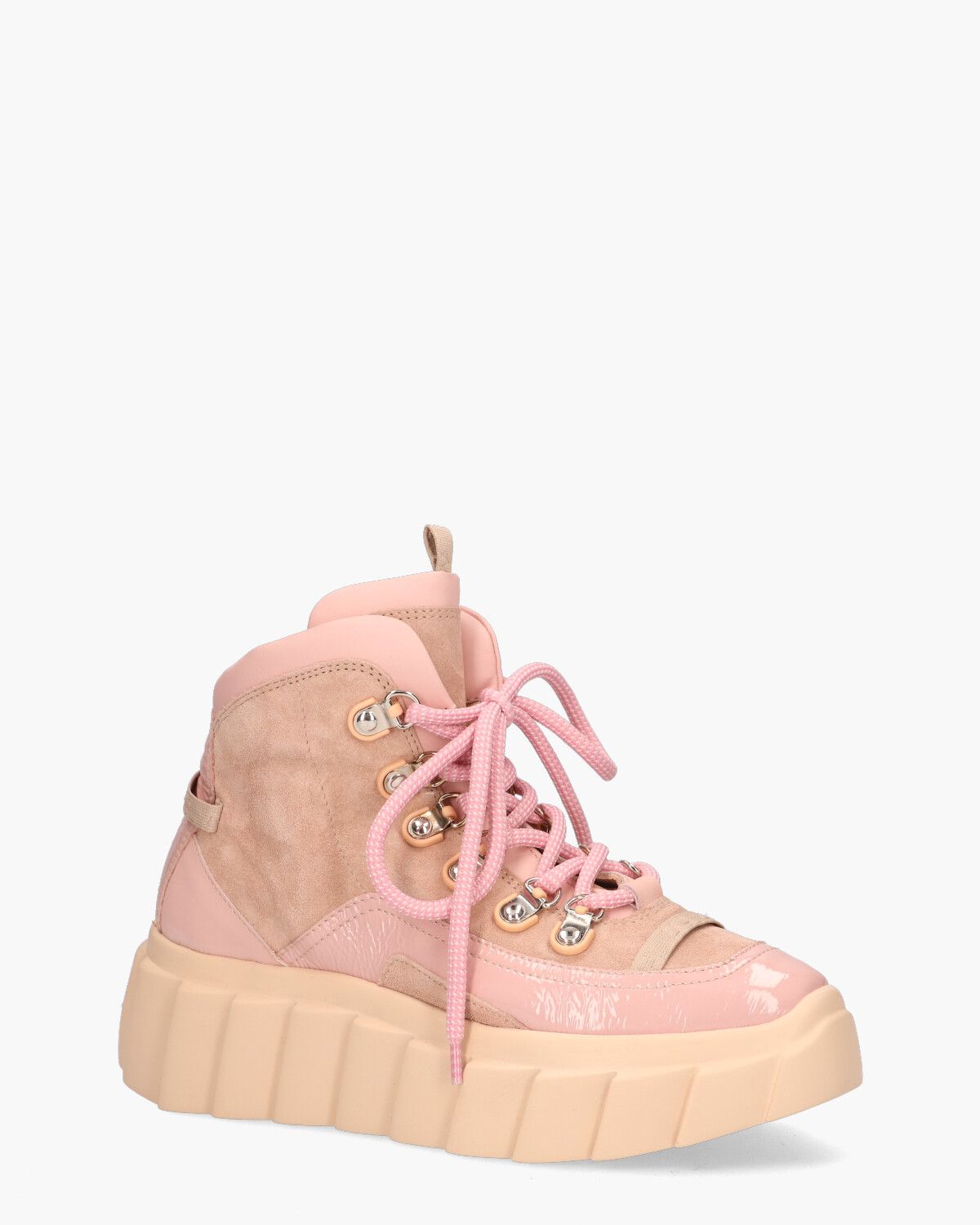 Blondie Trekk High D943501 Roze Damessneakers