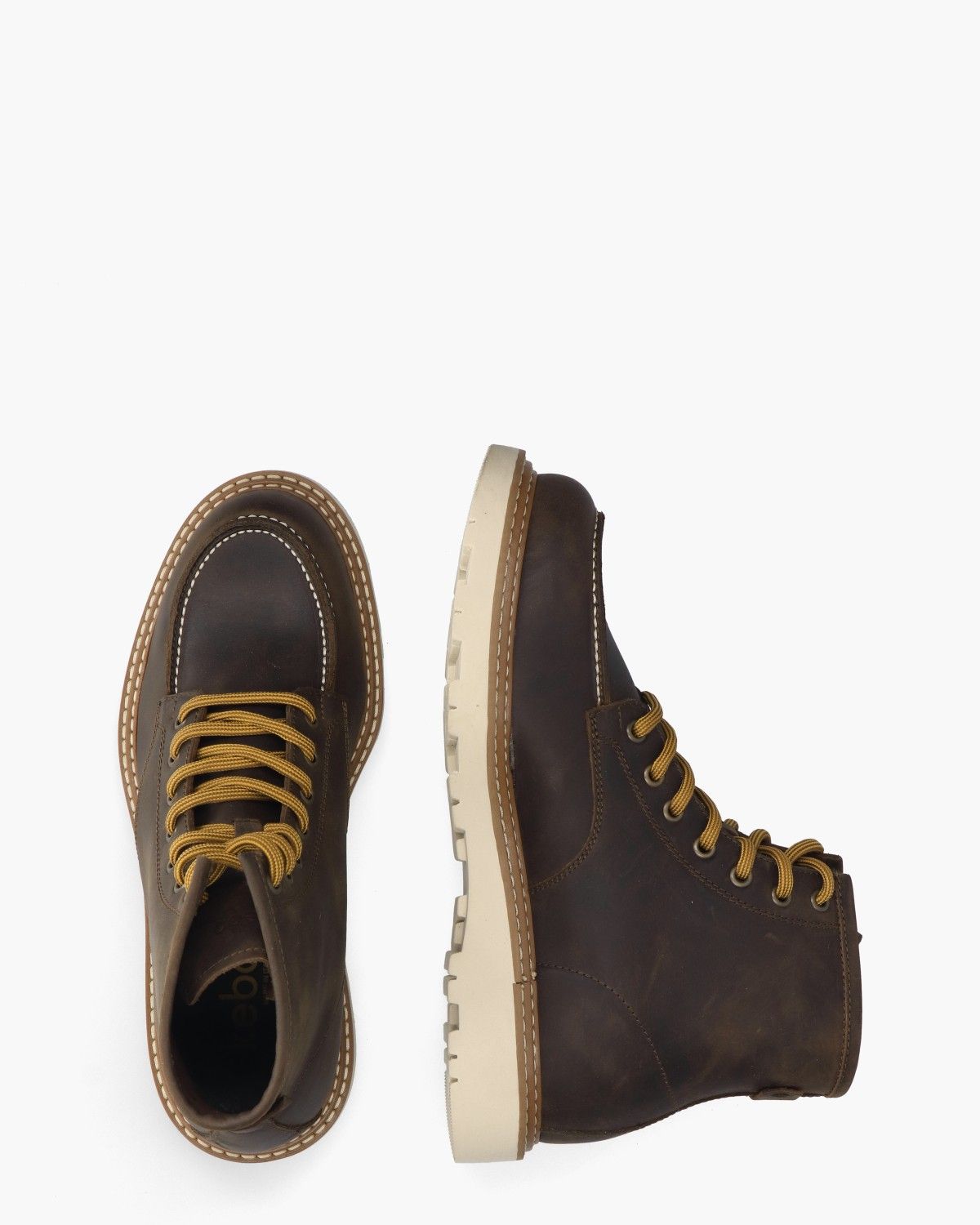 DK7010 Bruin Heren Veterboots