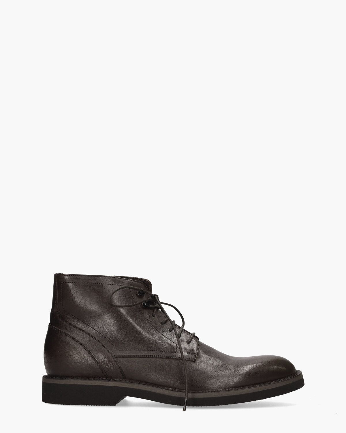 18404E Donkerbruin Heren Veterboots