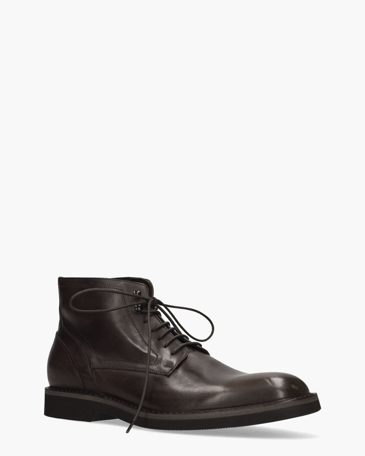 18404E Donkerbruin Heren Veterboots