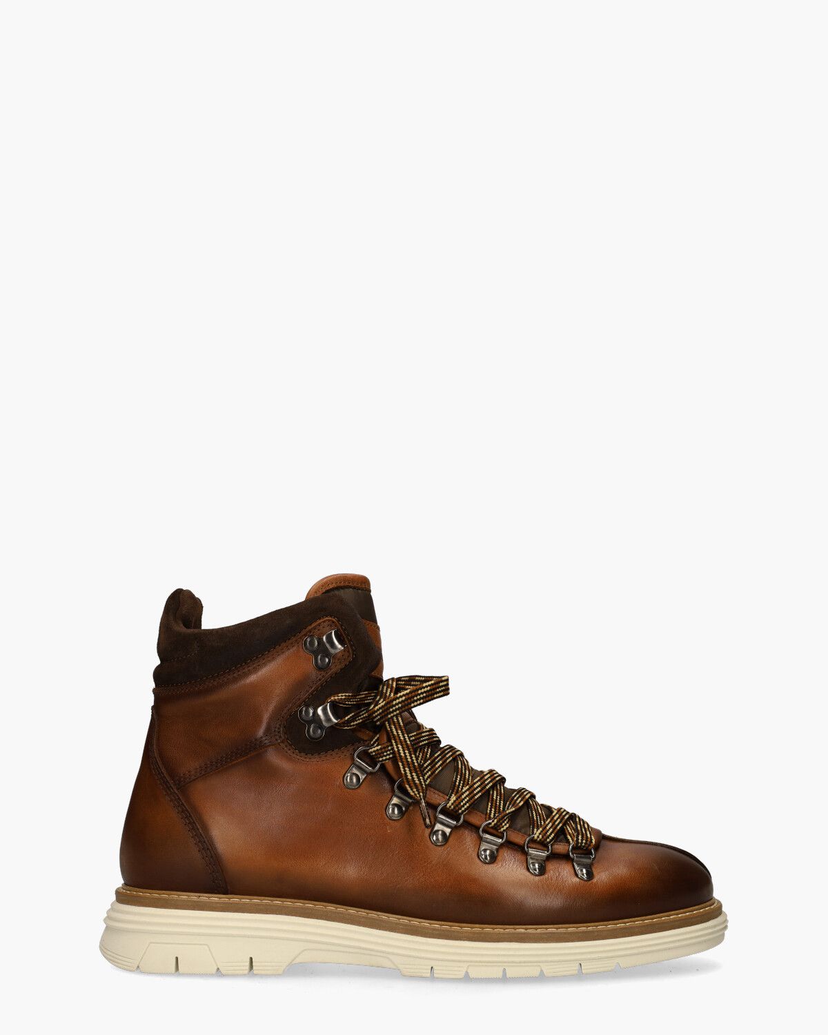 10118 02 Cognac Heren Veterboots
