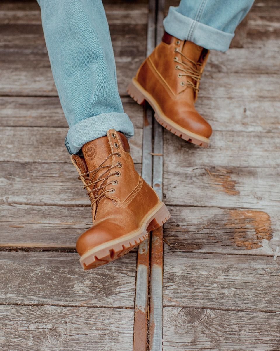 Premium Heritage 6 Inch Boot Cognac Heren Veterboots