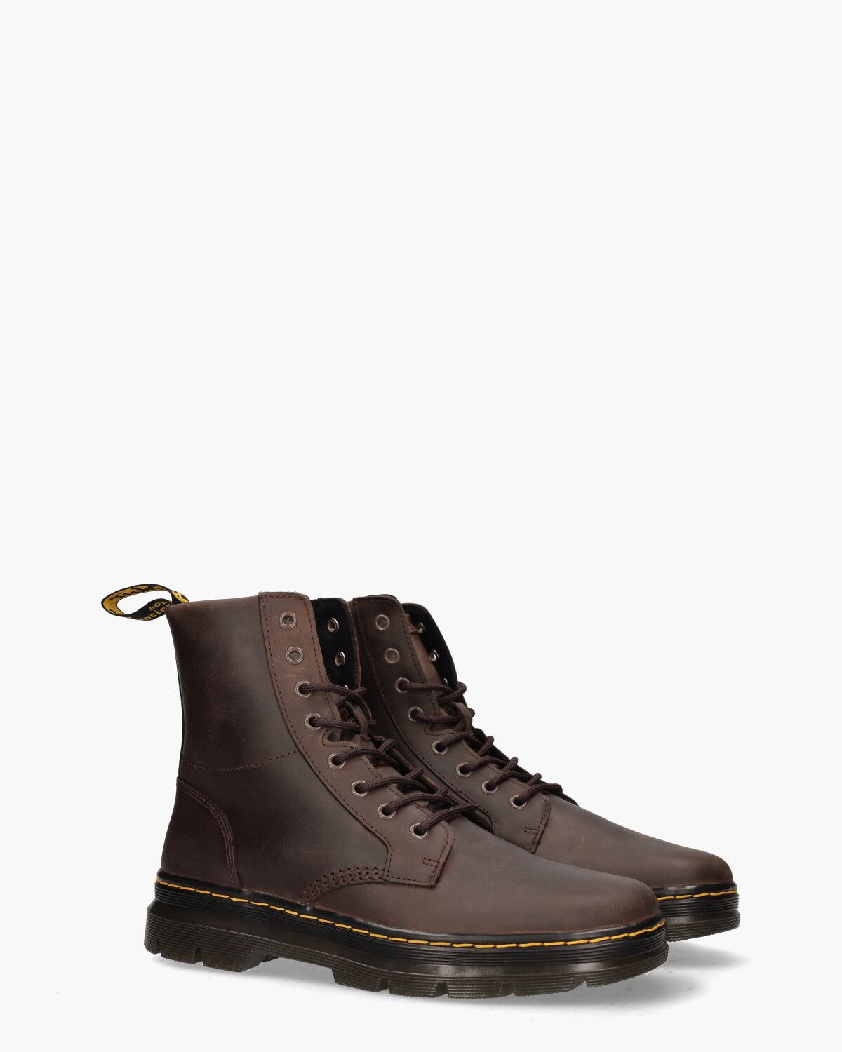 Combs Donkerbruin Heren Veterboots