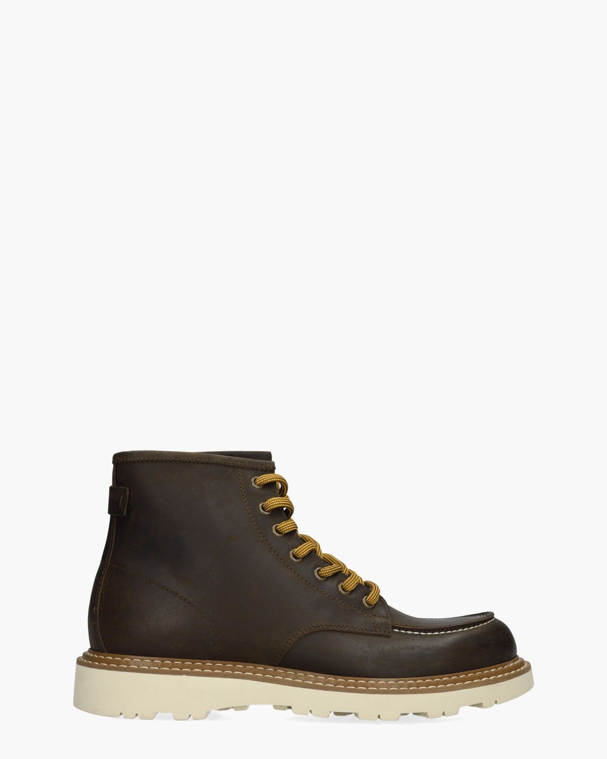 DK7010 Donkerbruin Heren Veterboots