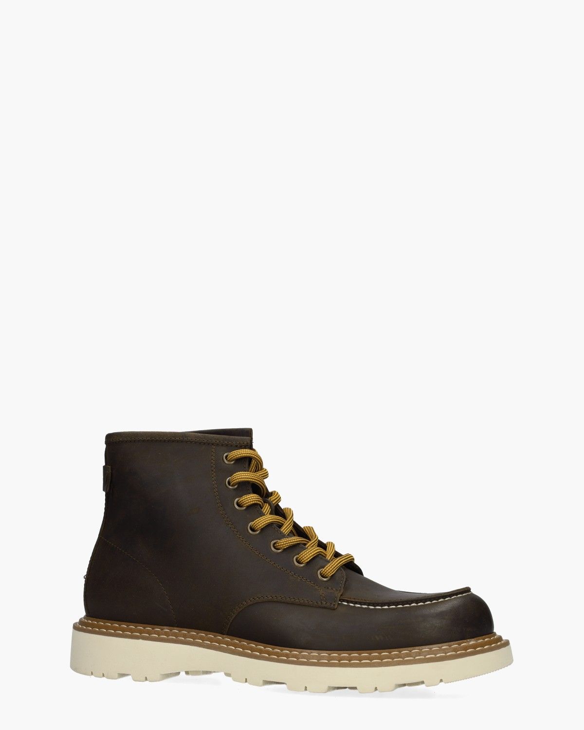 DK7010 Donkerbruin Heren Veterboots
