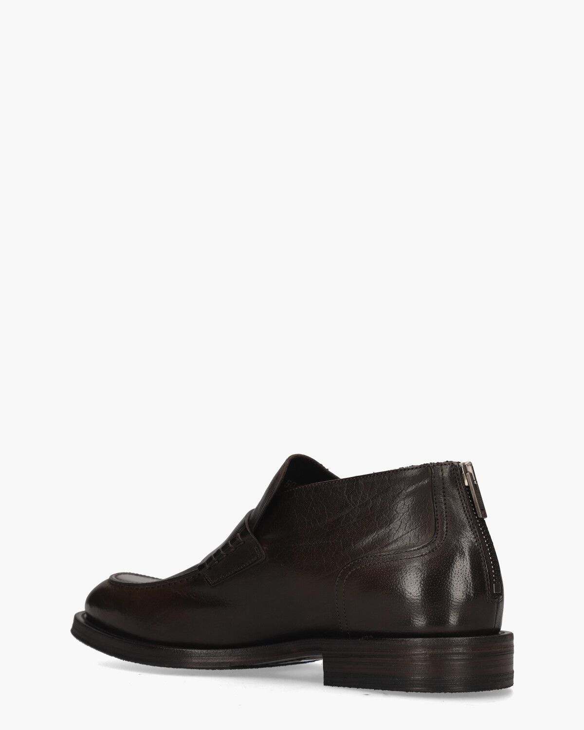 18302E Donkerbruin Herenloafers