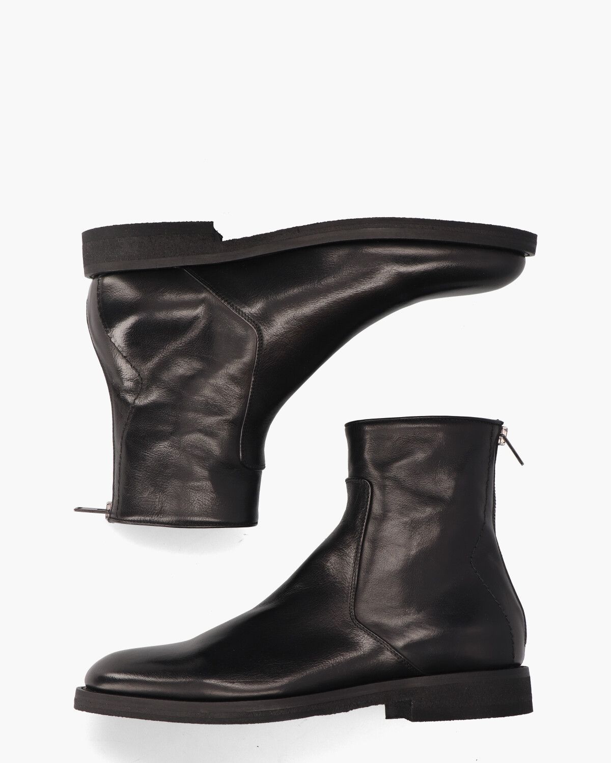 16809 Zwart Heren Enkelboots