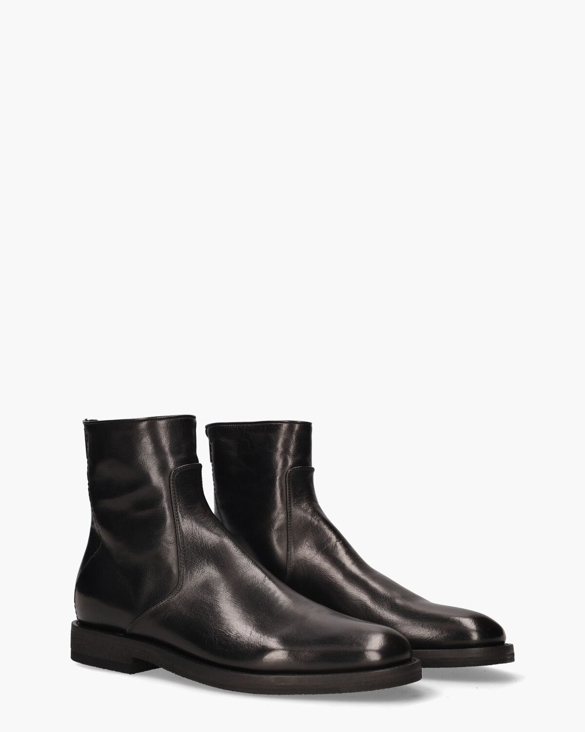 16809 Zwart Heren Enkelboots