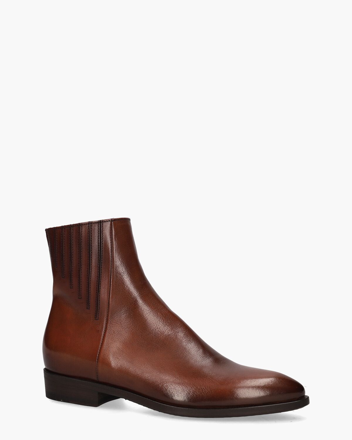 16621 Bruin/Cognac Dames Enkelboots